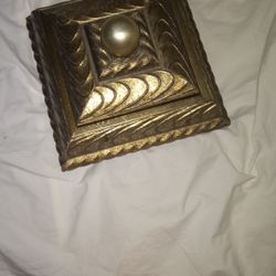 Trinket Jewelry Box, Handcrafted 