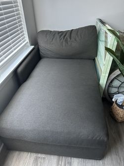 Charcoal Sofa chaise