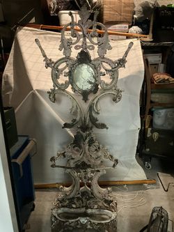 19th Century Hall Tree I Believe New York Company Cast Iron