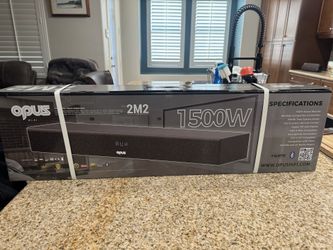 BRAND NEW!!! OPUS Hi-Fi 2M2 1500W Premium Soundbar System – Bluetooth / HDMI