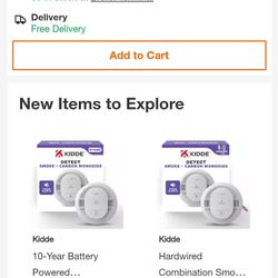 Smoke Alarm Carbon Dector $100 Pair