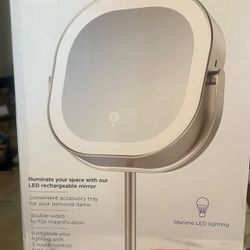 🔶🚩🔺 NEW  Halo Conair 2 WAYS -  LED rechargeable mirror