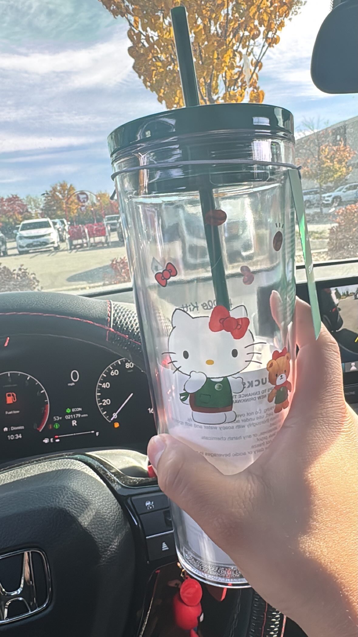 Starbucks Hello Kitty Clear Cup $55
