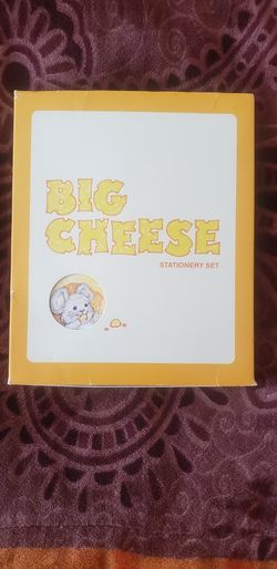 Big Cheese Stationery Set