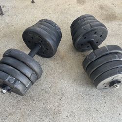 Rubber Dumbbells Weighs