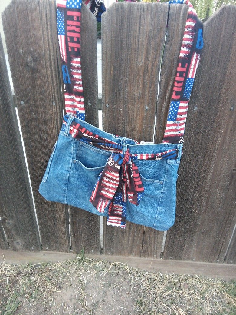 Homemade USA Jean Purse
