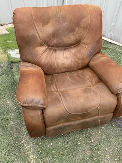 Microfiber Recliner Rocking Chair