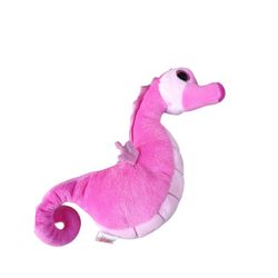 TY MAJESTIC the Pink SEAHORSE BEANIE BABY no tag