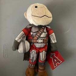 NEW Star Wars Mandalorian Monkey Anaheim Angels Rally Monkey 9.5" Giveaway