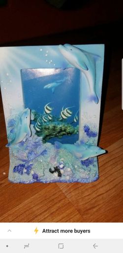 Dolphin picture frame
