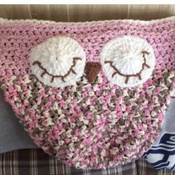 Handmade Owl Car seat Blanket/cover