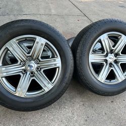 F150 20 Inch Ford Grey Wheels And Tires 