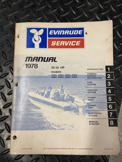 1978 Evinrude service manual