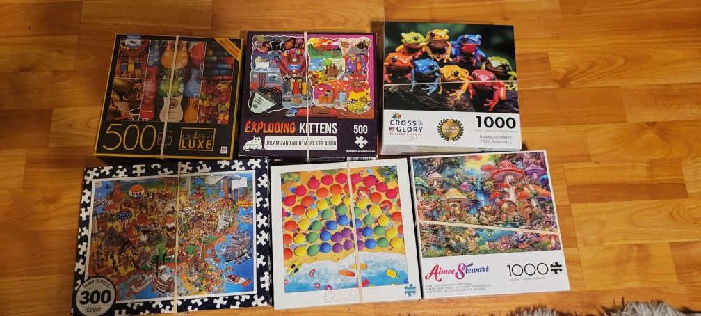 6 Jigsaw Puzzles