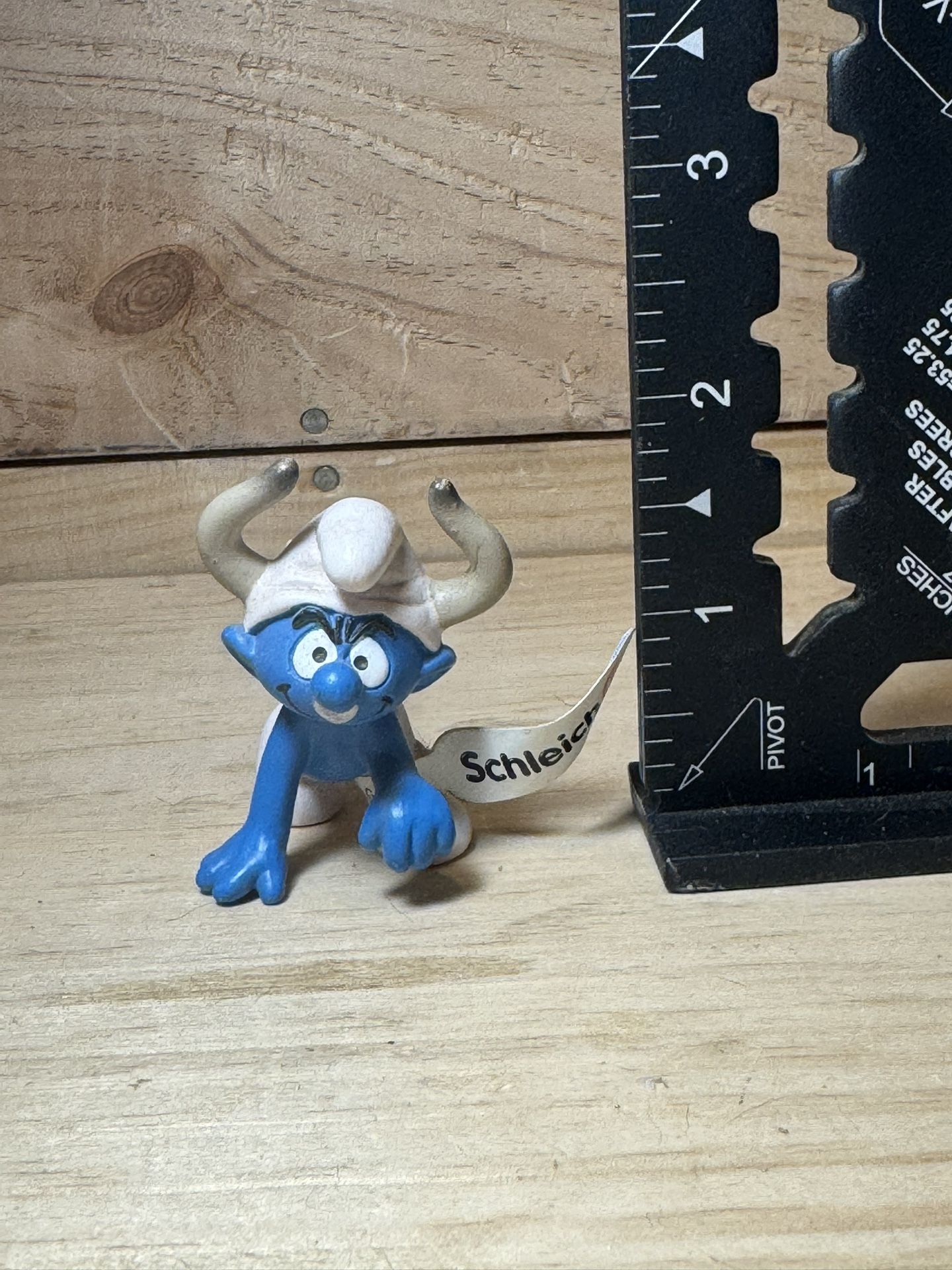 Smurfs 20721 NEW Taurus Bull Astrology Zodiac Vintage Schleich Figure PVC