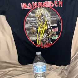 Iron Maiden Kids T-Shirt, Unknown Size Measurements In Pictures $25