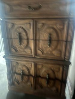 Wooden dresser for sale .