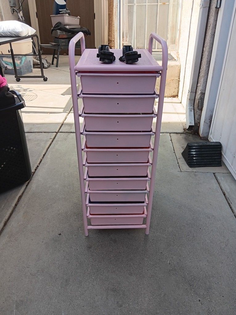 Pink Rolling Rainbow Drawers