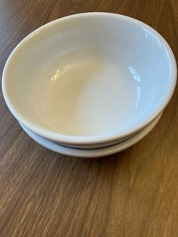 Crate & Barrel “Diner” Bowls (3 available) 5.5”