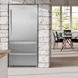 Liebherr 36 Inch Freestanding Bottom Mount Refrigerator 