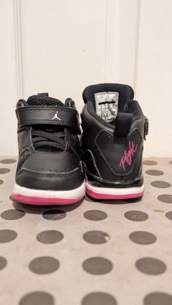 NIKE AIR JORDAN SHOES 6 SPIZIKE KID TODDLER BLACK PINK TODDLER YOUTH