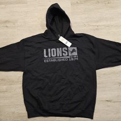 Detroit Lions Official NFL Men's XL Black Hoodie
