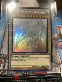 Yugioh Ghost Rare Blue Eyes White Dragon