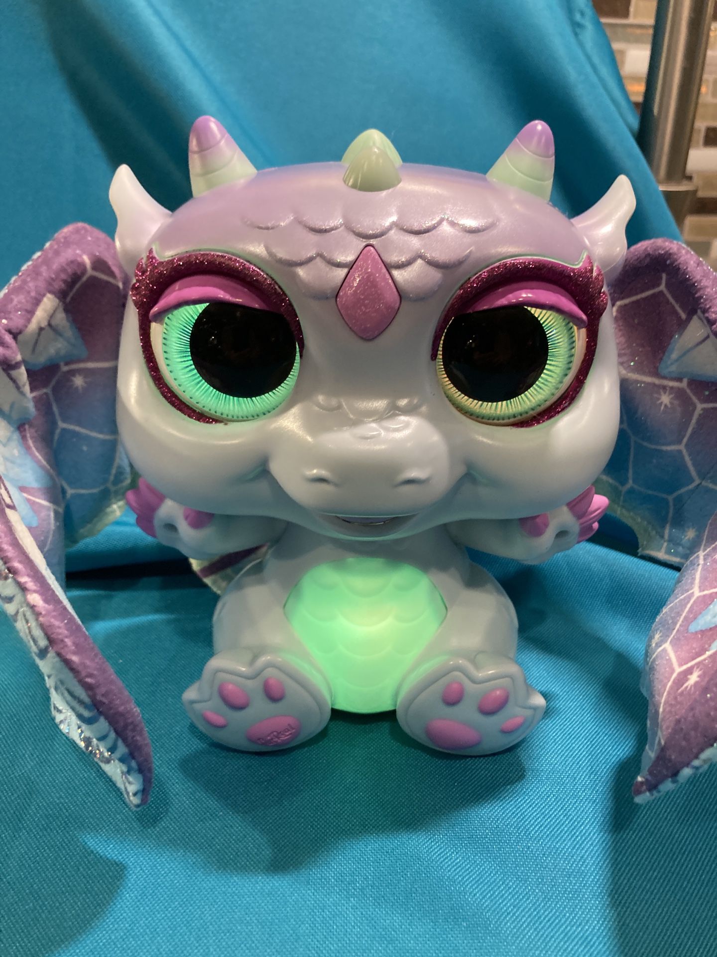 FurReal Moodwings Baby Snow Dragon Interactive Toy Ages 4+ 