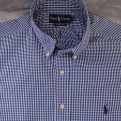 Polo Ralph Lauren Men's Long Sleeve Button Down Dress Shirt Size: 17.5 34/35