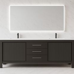 Bathroom vanity 72”