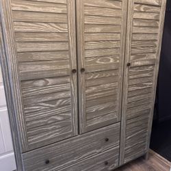 Wayfair Armoire Distressed gray
