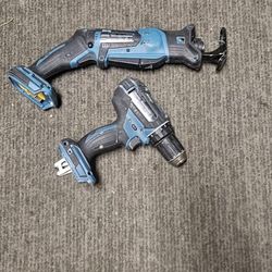 Makita Reciprocating Saw And Drill Driver