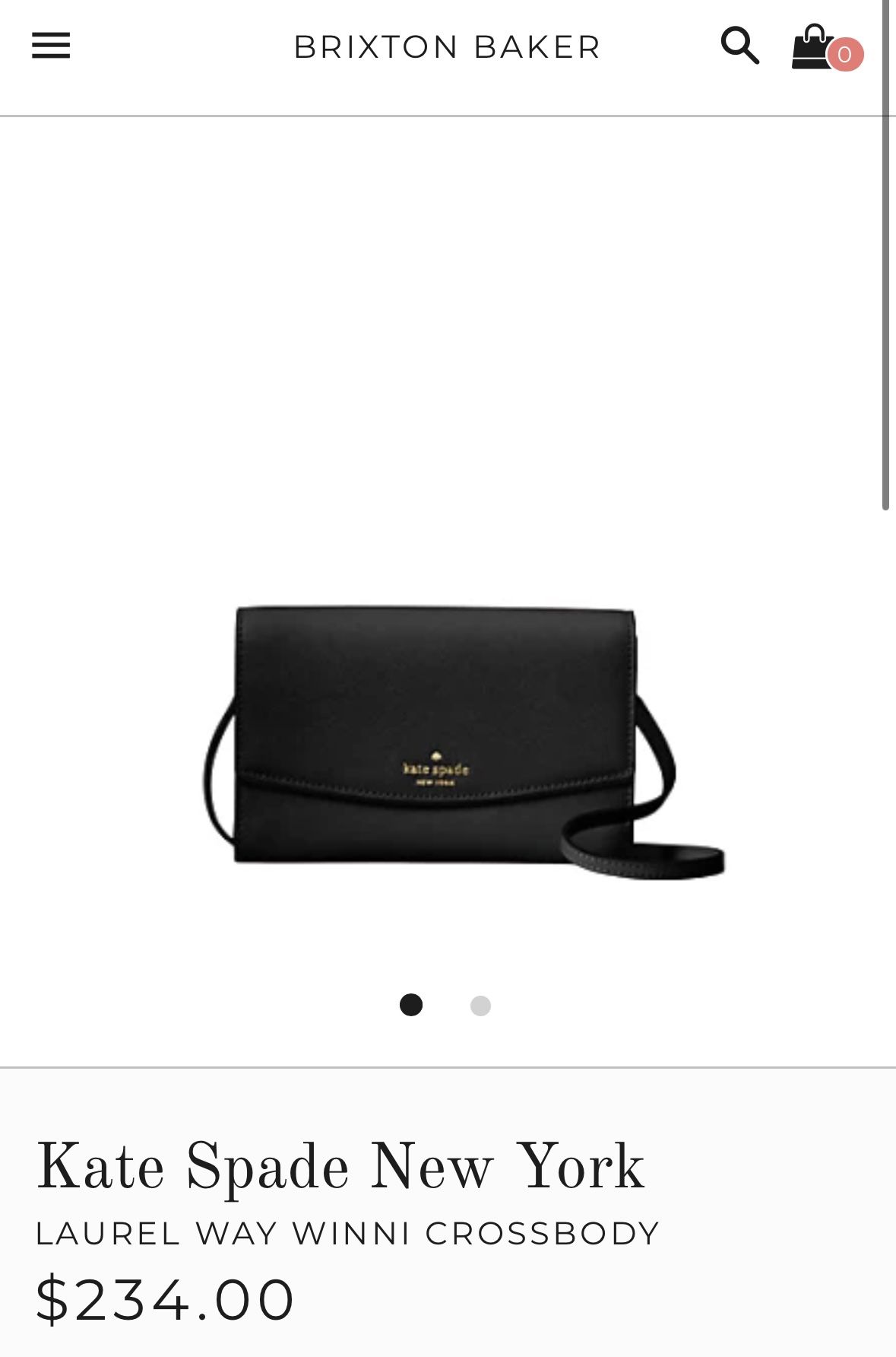 Kate Spade Laurel Way Winni Crossbody Purse / Bag