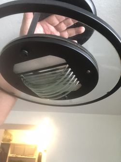 Ceiling lamps pair . Lamparas de techo