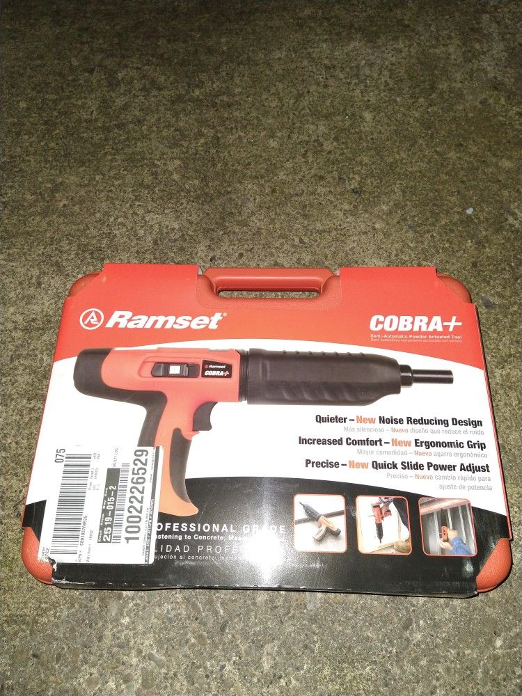Ramset Cobra+ .27 Cal. Powder Actuated Concrete Nail Gun