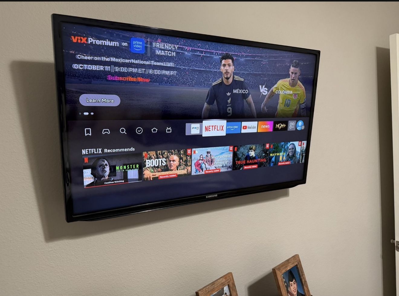 Samsung 40in TV