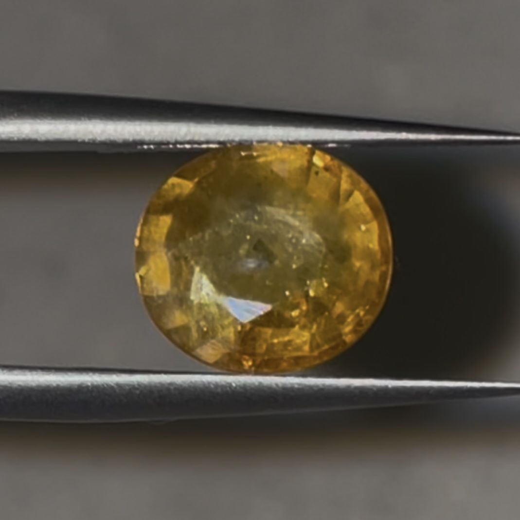 2.45Ct Natural Orange-Yellow Sapphire