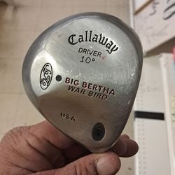 Callaway Big Bartha Warbird 10 Driver RCH90 Right Hand