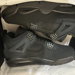 Black Cat Jordan 4s 