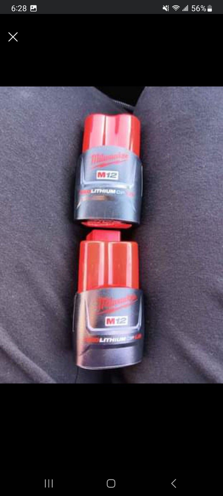 Milwaukee M12 Lithium Batteries