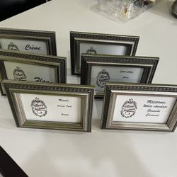 Wedding Tabletop Picture Frames
