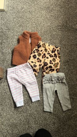 Miscellaneous baby girl pants and vest