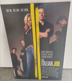 Movie theater poster in perfect condition