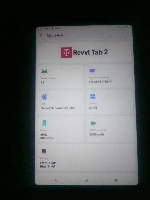 T-Mobile Revvl Tab 2