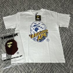 White A Rising Bape T-Shirt
