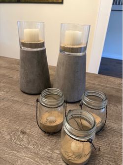 Farmhouse Style Candles and Decor