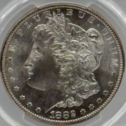 1882-S Morgan Silver Dollar