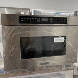 Dacor 24” Built In Microwave Drawer In Stainless Steel New Open Box
