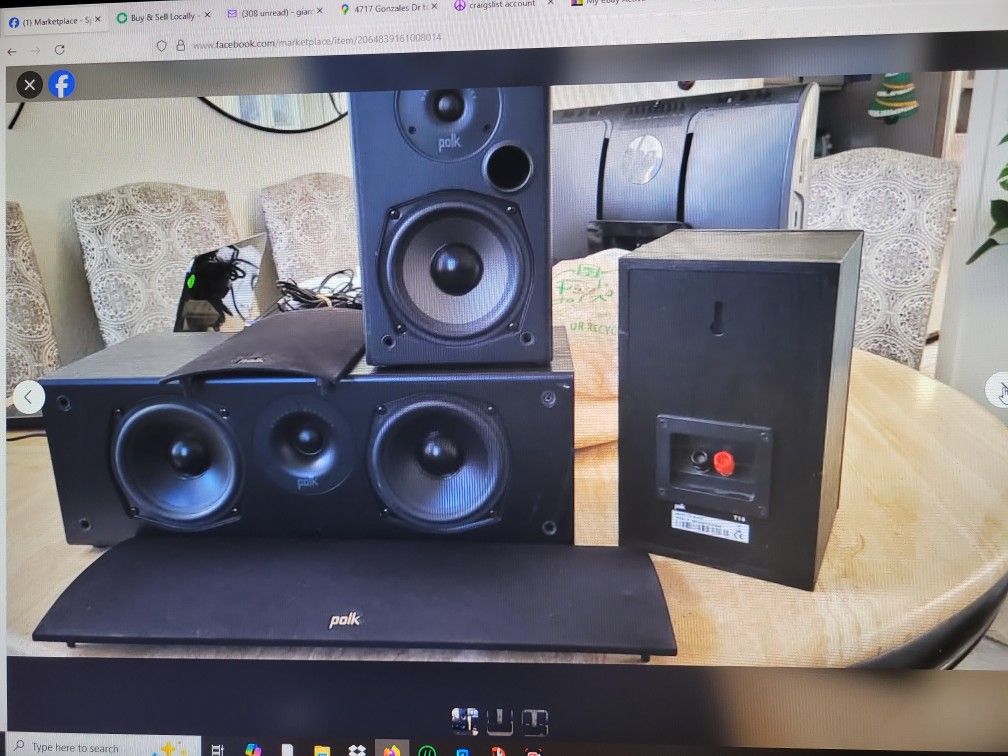 Speakers Polk Audio 100 Watts Ea