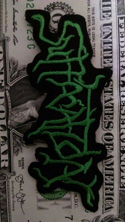 SUFFACATION patch iron on